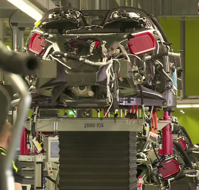 Porsche 918 Spyder Assembly Line